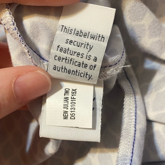 Diane von Furstenberg DVF Julian Two Wrap Dress Women’s 6 8 Blue Print Jersey - Picture 6 of 10